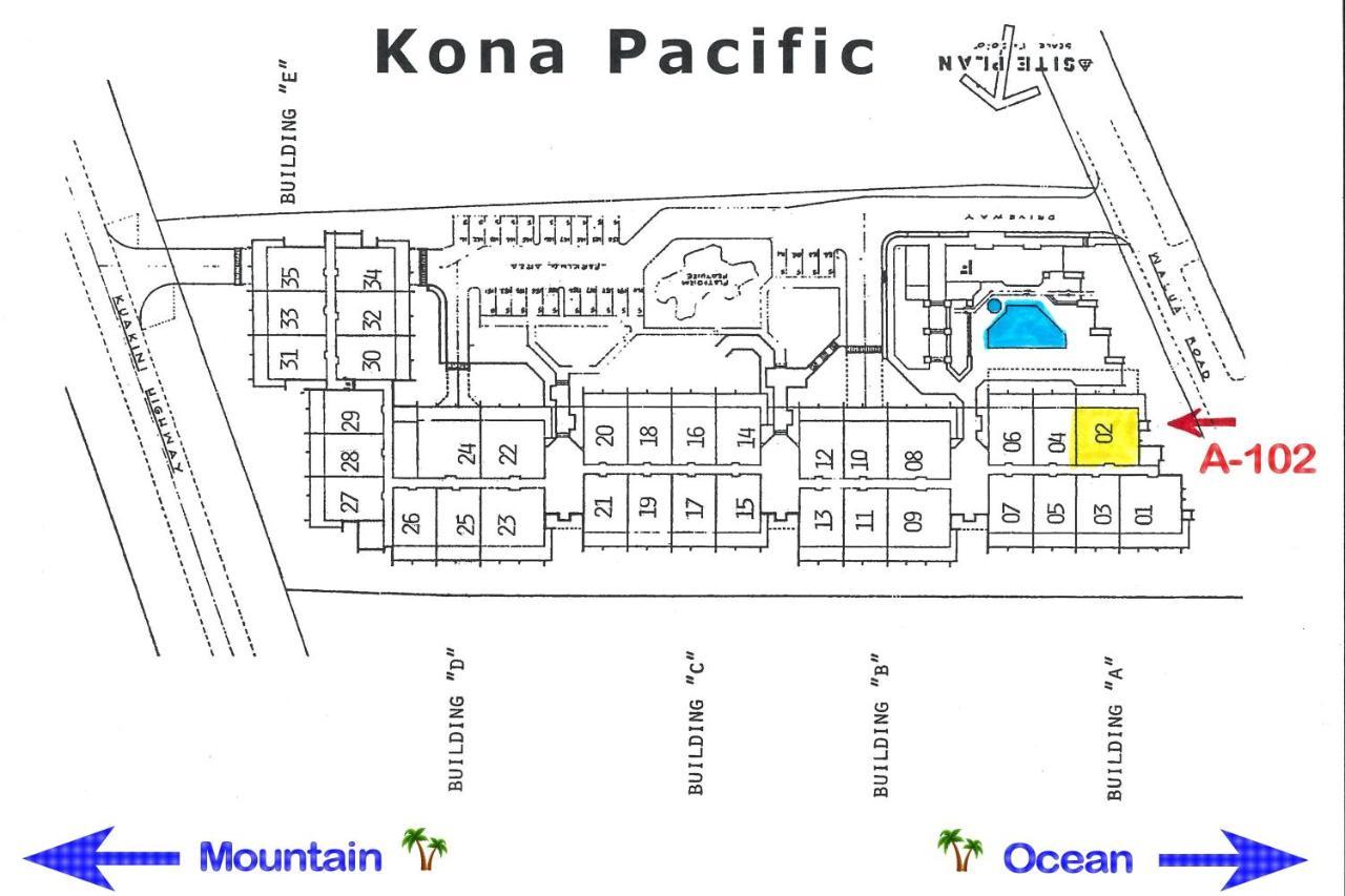 Kona Pacific A102 Villa Kailua-Kona Exterior foto